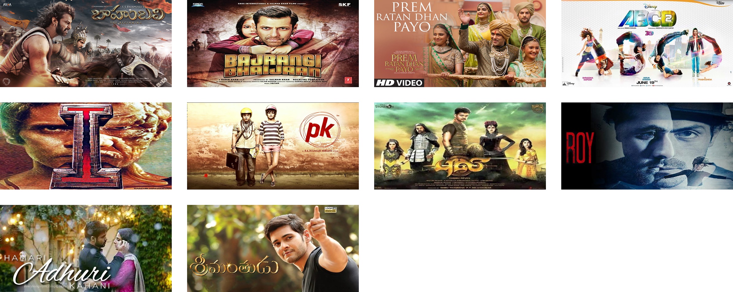 Top 10 searched movies of 2015 – Global and India