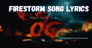 Pawan Kalyan OG Firestorm Song Lyrics